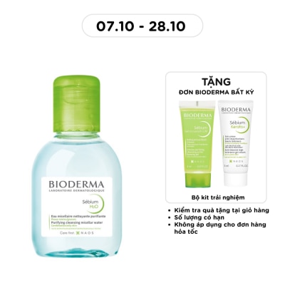 BIODERMA Sebium H2O Purifying Cleansing Micelle Solution 100ml image