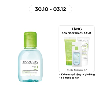 BIODERMA Sebium H2O Purifying Cleansing Micelle Solution 100ml