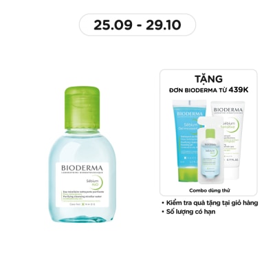 BIODERMA Sebium H2O Purifying Cleansing Micelle Solution 100ml