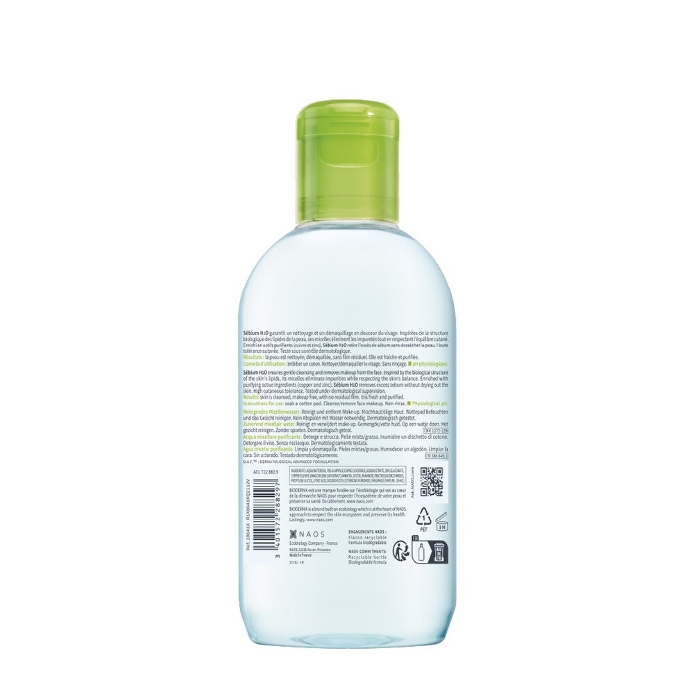 Sebium H2O Purifying Cleansing Micelle Solution 250ml