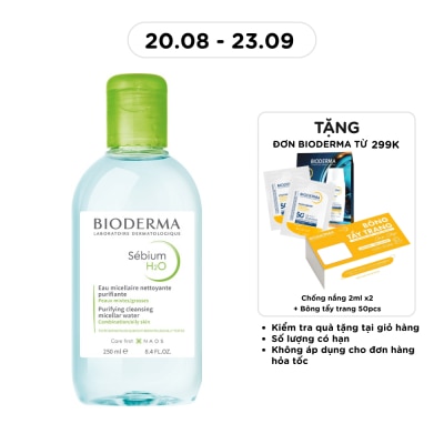 BIODERMA - Sebium H2O Purifying Cleansing Micelle Solution 250ml image
