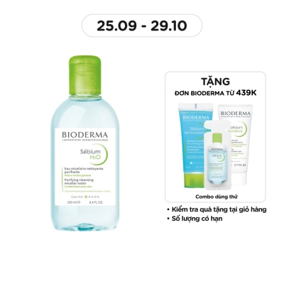 BIODERMA Sebium H2O Purifying Cleansing Micelle Solution 250ml
