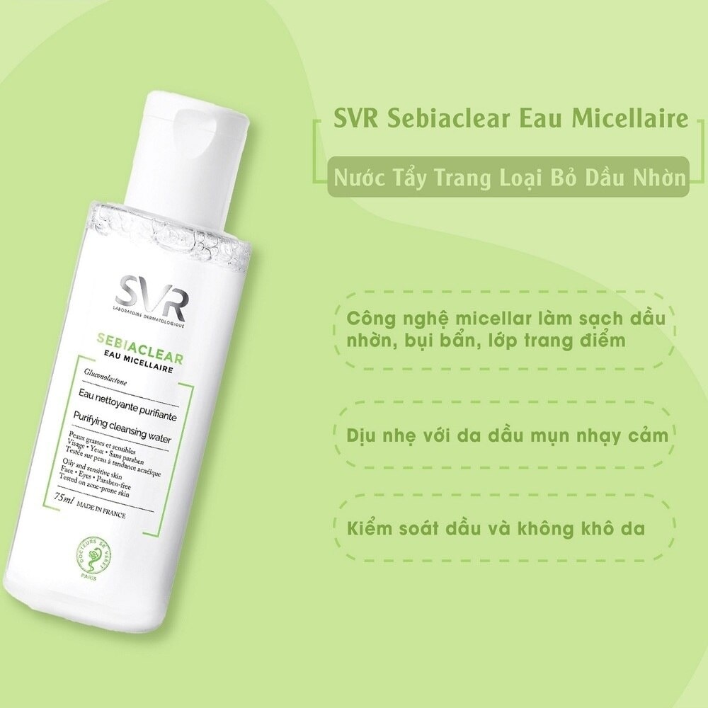 Sebiaclear Eau Micellaire 75ml