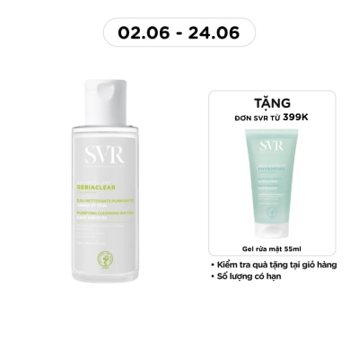 SVR - Nước Tẩy Trang SVR Sebiaclear Eau Micellaire Cho Da Dầu Mụn 75ml