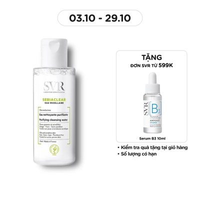 SVR Nước Tẩy Trang SVR Làm Giảm Mụn Sebiaclear Eau Micellaire 75ml