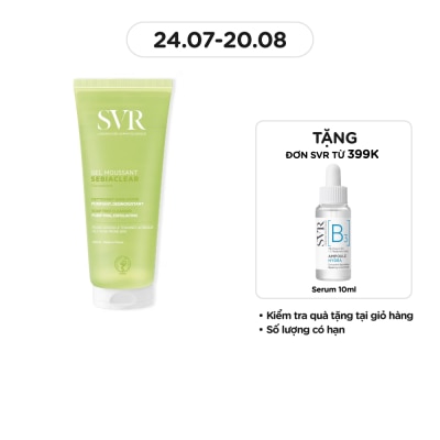 SVR Gel Rửa Mặt SVR Sebiaclear Gel Moussant Không Chứa Xà Phòng Cho Da Dầu Mụn 200ml