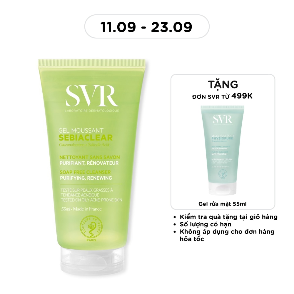 Sebiaclear Gel Moussant 55ml