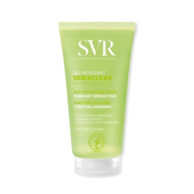 SVR Gel Rửa Mặt SVR Sebiaclear Gel Moussant Không Chứa Xà Phòng Cho Da Dầu Mụn 55ml