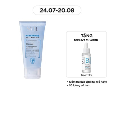 SVR Gel Rửa Mặt SVR Physiopure Dành Cho Da Nhạy Cảm 55ml