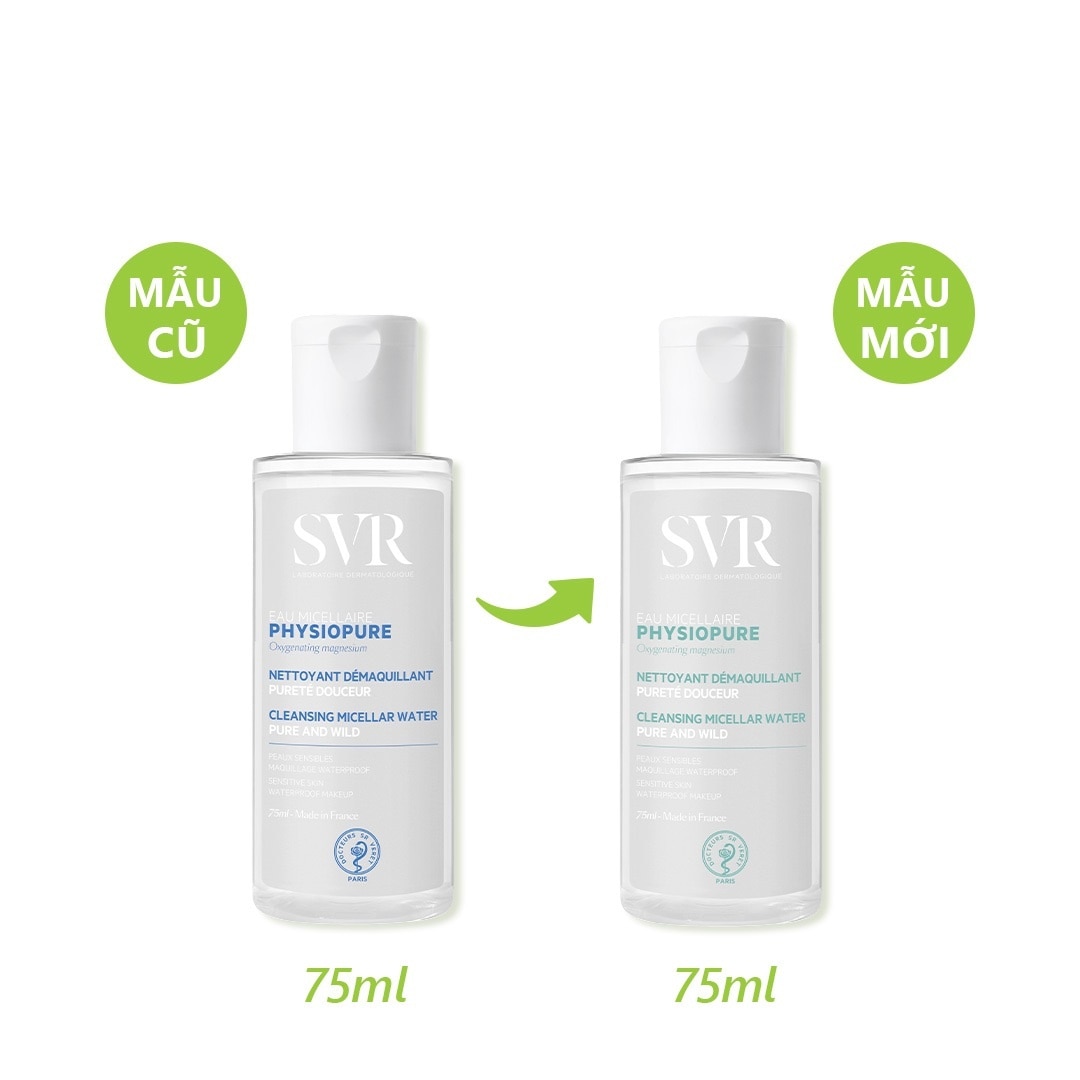 Nước Tẩy Trang SVR Physiopure Eau Micellaire 75ml