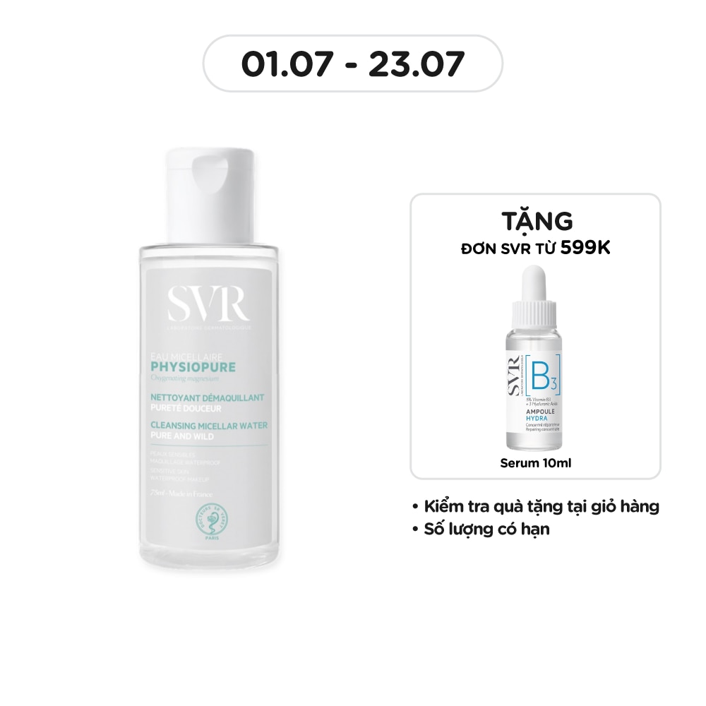 Nước Tẩy Trang SVR Physiopure Eau Micellaire 75ml