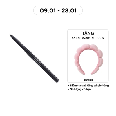 SILKYGIRL Chì Kẻ Mắt Silkygirl Long Wearing Eyeliner 0.28g .#01 Blackest Black