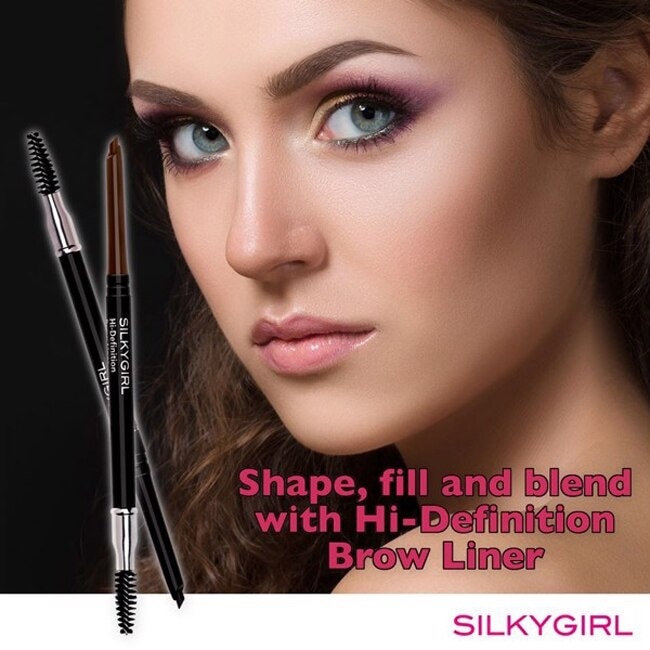 Chì Mày Silkygirl Hi-Definition Brow Liner - 02 Dark Brown 0.35g