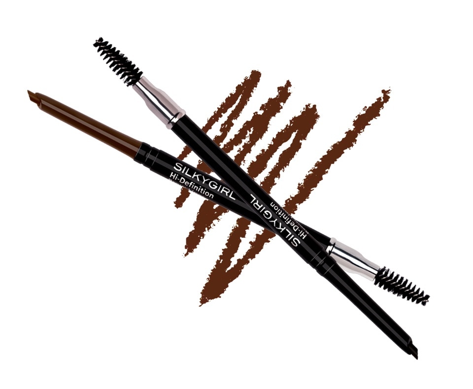Chì Mày Silkygirl Hi-Definition Brow Liner - 02 Dark Brown 0.35g