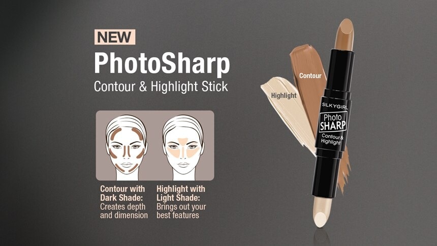 Photosharp Contour & Highlighter Stick - 02 Natural Medium 8g