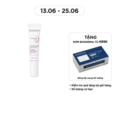 BIODERMA Gel Dưỡng Bioderma Sensibio Làm Dịu Và Bảo Vệ Chống Bọng Mắt 15ml