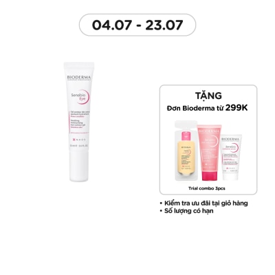 BIODERMA Gel Dưỡng Bioderma Sensibio Làm Dịu Và Bảo Vệ Chống Bọng Mắt 15ml