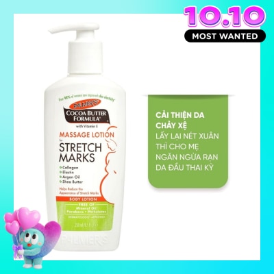 PALMER'S Sữa Dưỡng Thể Palmer's Ngăn Ngừa Và Giảm Rạn Da Khi Mang Thai Hoặc Tăng Cân 250ml image