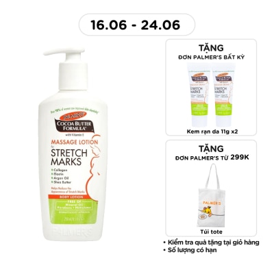 PALMER'S - Sữa Dưỡng Thể Palmer's Ngăn Ngừa Và Giảm Rạn Da Khi Mang Thai Hoặc Tăng Cân 250ml