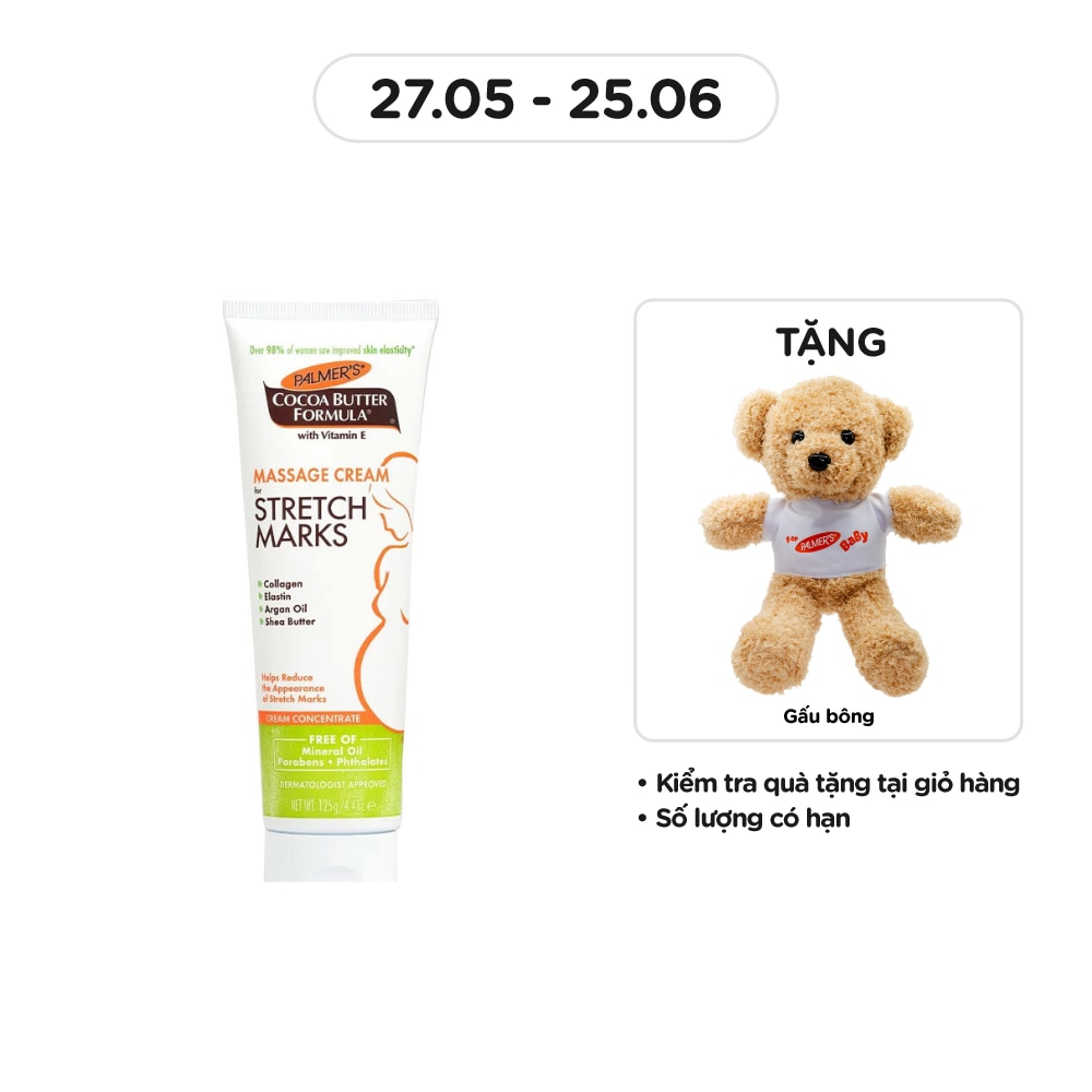 Kem Palmer's Ngăn Ngừa Và Hỗ Trợ Giảm Rạn Da 125g