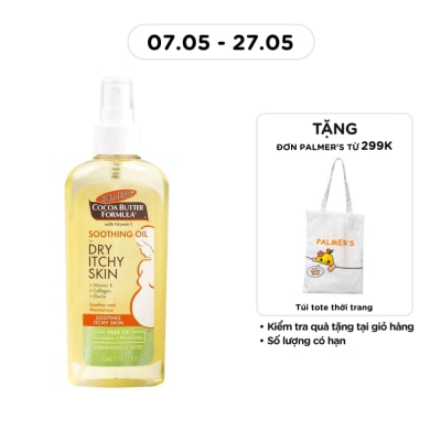 PALMER'S - Dầu Palmer's Giảm Nhanh Khô Ngứa Da Khi Mang Thai 150ml