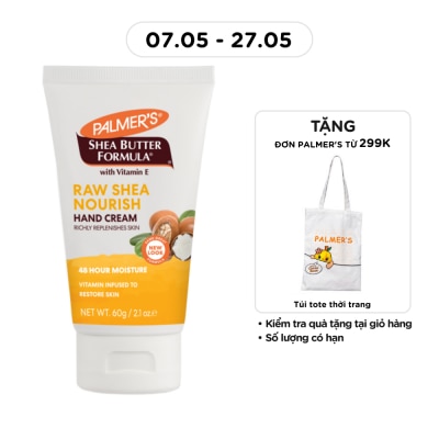 PALMER'S - Kem Dưỡng Da Tay Palmer's Bơ Hạt Mỡ Dưỡng Ẩm Chuyên Sâu 60g
