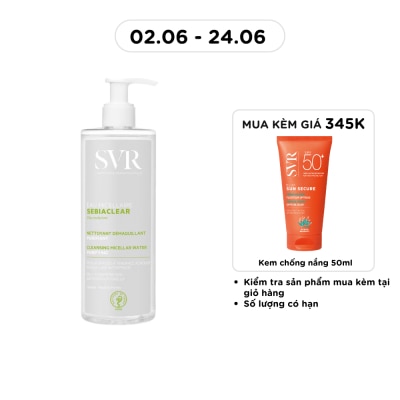 SVR - Sebiaclear Eau Micellaire 400ml