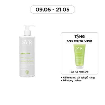 SVR Nước Tẩy Trang SVR Giúp Loại Bỏ Dầu Sebiaclear 400ml