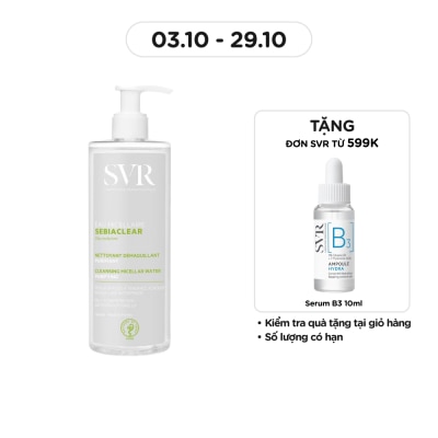 SVR Nước Tẩy Trang SVR Giúp Loại Bỏ Dầu Sebiaclear 400ml