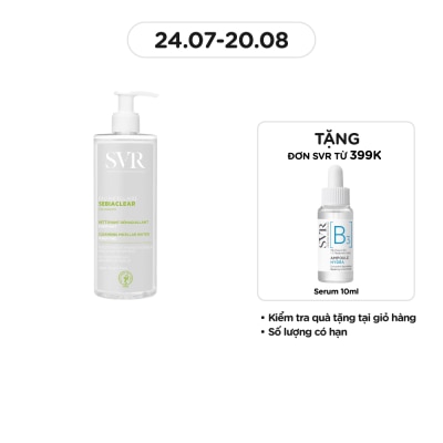 SVR Nước Tẩy Trang SVR Giúp Loại Bỏ Dầu Sebiaclear 400ml