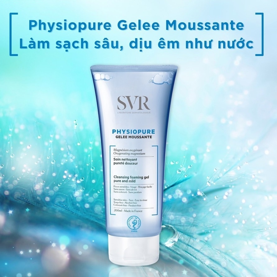 Gel Rửa Mặt SVR Physiopure Dành Cho Da Nhạy Cảm 200ml