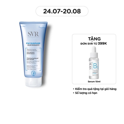 SVR Gel Rửa Mặt SVR Physiopure Dành Cho Da Nhạy Cảm 200ml