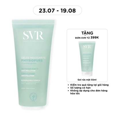 SVR - Gel Rửa Mặt SVR Physiopure Dành Cho Da Nhạy Cảm 200ml image