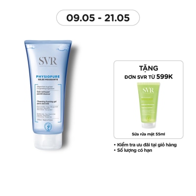 SVR Gel Rửa Mặt SVR Physiopure Dành Cho Da Nhạy Cảm 200ml