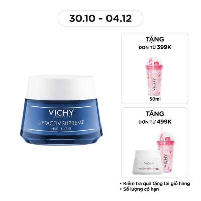 VICHY Kem Dưỡng Đêm Vichy Liftactive Chống Nhăn & Làm Săn Chắc Da 50ml