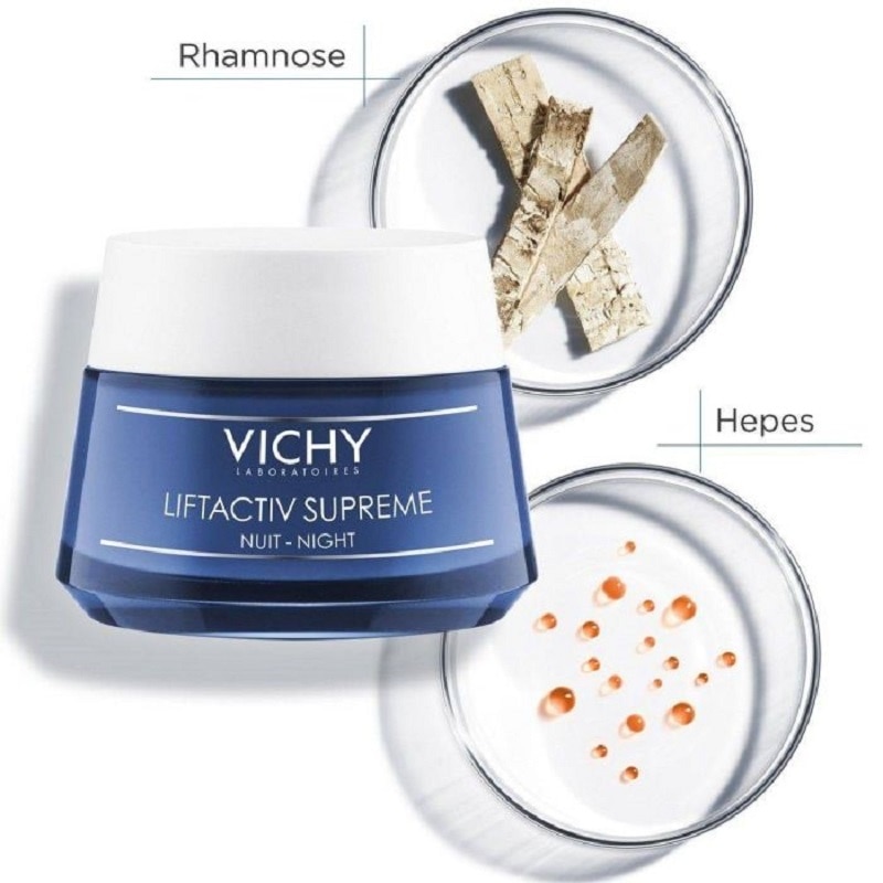 Kem Dưỡng Đêm Vichy Liftactive Chống Nhăn & Làm Săn Chắc Da 50ml