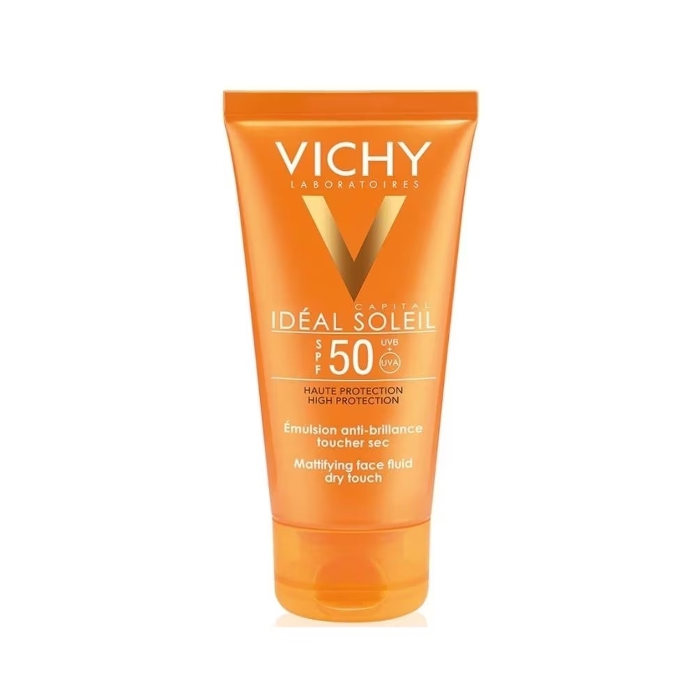 Kem Chống Nắng Vichy Ideal Soleil Bảo Vệ Da Mặt, Không Gây Nhờn Rít SPF50, PA+++ 50ml