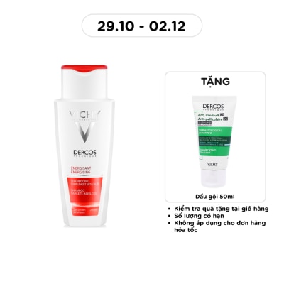 VICHY Dầu Gội Vichy Dercos Tăng Cường Dưỡng Tóc, Giảm Rụng Tóc 200ml image