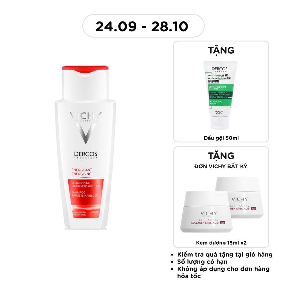 Dercos Energising Shampoo 200ml image