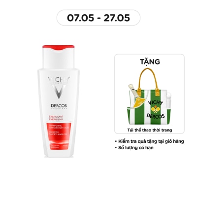 VICHY - Dầu Gội Vichy Dercos Tăng Cường Dưỡng Tóc, Giảm Rụng Tóc 200ml