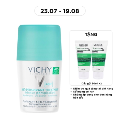VICHY - Lăn Khử Mùi Vichy Giúp Khô Thoáng Vùng Da Dưới Cánh Tay 48H 50ml image