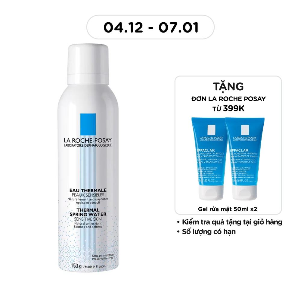 Nước Xịt Khoáng La Roche-Posay Giúp Làm Dịu & Bảo Vệ Da 150ml