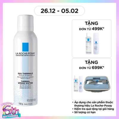 LA ROCHE POSAY Nước Xịt Khoáng La Roche-Posay Giúp Làm Dịu & Bảo Vệ Da 150ml