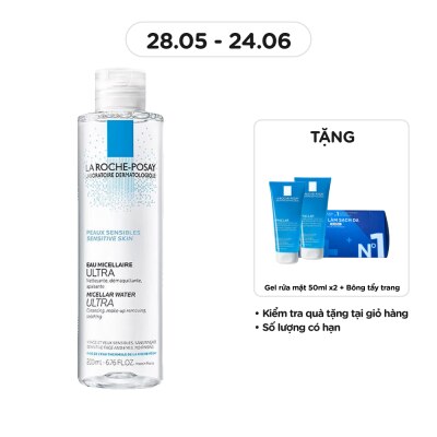 LA ROCHE POSAY - Nước Làm Sạch Sâu Và Tẩy Trang La Roche-Posay Dành Cho Da Nhạy Cảm 200ml