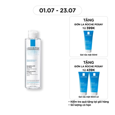 LA ROCHE POSAY Nước Làm Sạch Sâu Và Tẩy Trang La Roche-Posay Dành Cho Da Nhạy Cảm 200ml