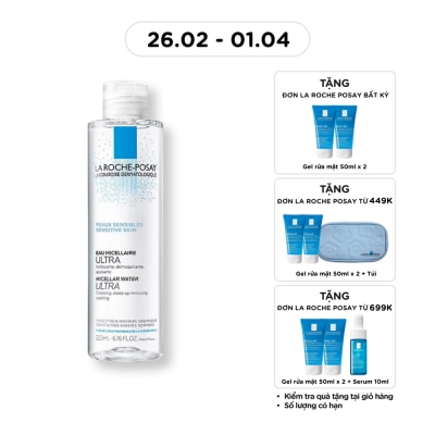 LA ROCHE POSAY Nước Làm Sạch Sâu Và Tẩy Trang La Roche-Posay Dành Cho Da Nhạy Cảm 200ml