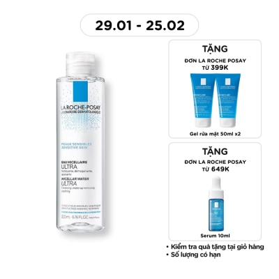 LA ROCHE POSAY Nước Làm Sạch Sâu Và Tẩy Trang La Roche-Posay Dành Cho Da Nhạy Cảm 200ml