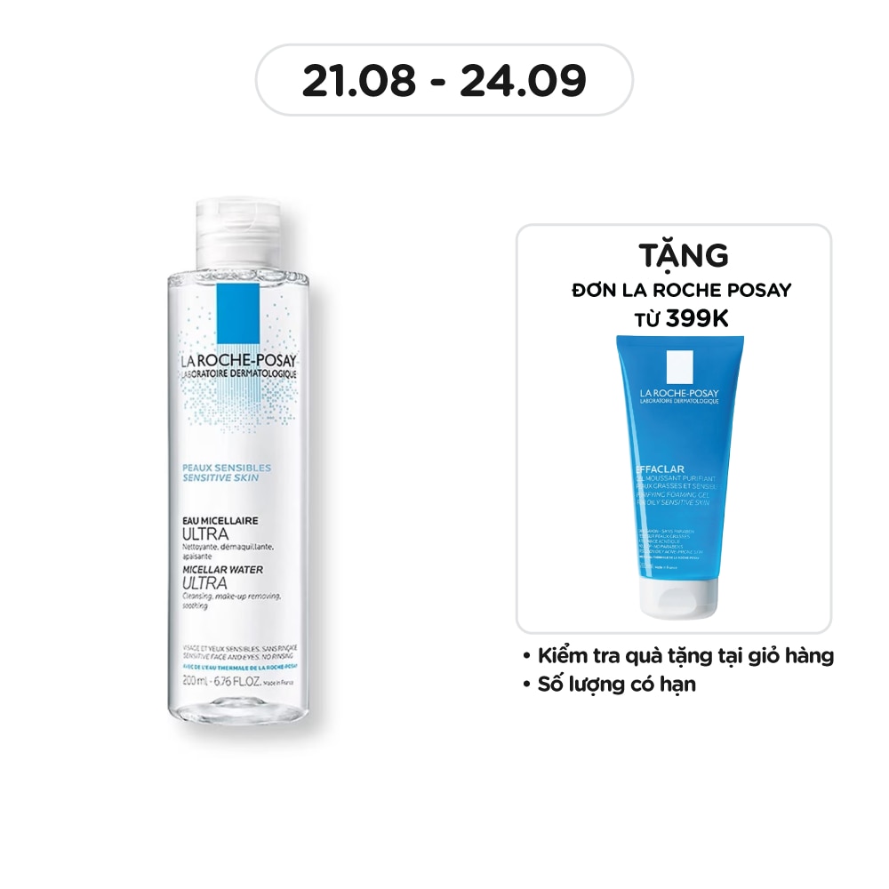 Nước Làm Sạch Sâu Và Tẩy Trang La Roche-Posay Dành Cho Da Nhạy Cảm 200ml
