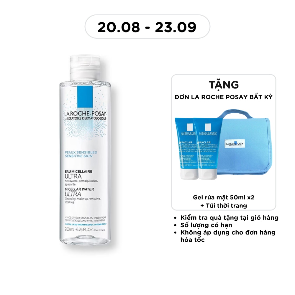 Nước Làm Sạch Sâu Và Tẩy Trang La Roche-Posay Dành Cho Da Nhạy Cảm 200ml image