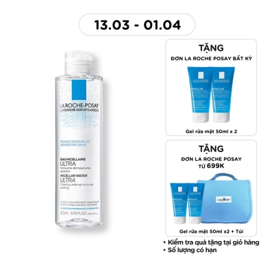 LA ROCHE POSAY - Nước Làm Sạch Sâu Và Tẩy Trang La Roche-Posay Dành Cho Da Nhạy Cảm 200ml